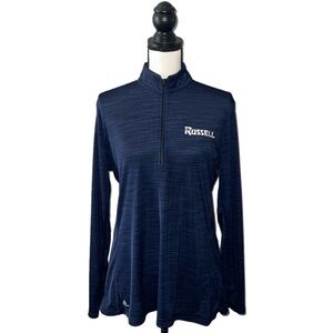 Adidas- Navy quarter zip up